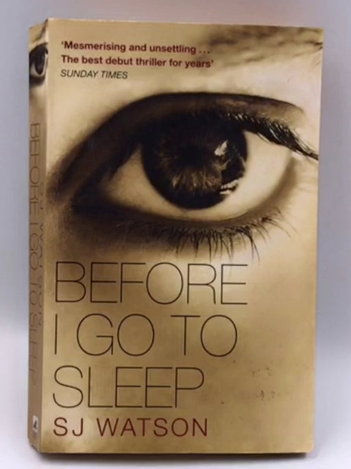 Before I Go to Sleep Online Book Store – Bookends