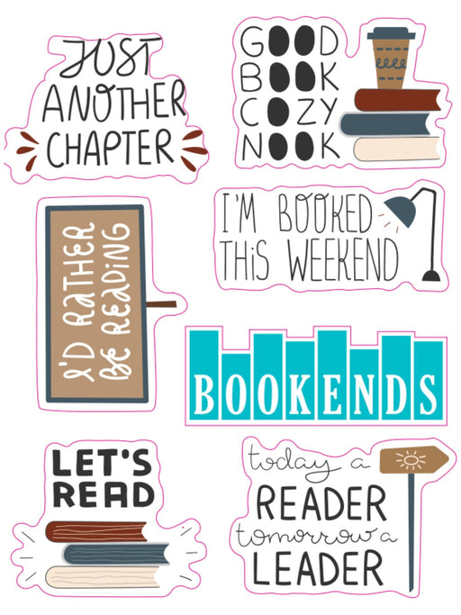 Bookends Sticker Set 2 Online Book Store – Bookends