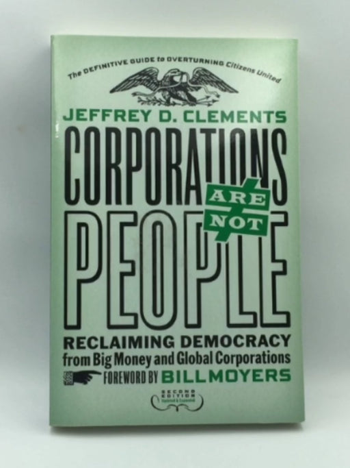 Corporations Are Not People: Reclaiming Democracy from Big Money and Global Corporations Online Book Store – Bookends
