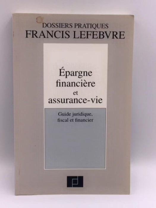 Epargne financiere et assurance-vie Online Book Store – Bookends