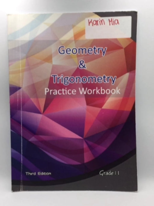 Geometry & Trigonometry Practice Workbook (3rd Edition - Grade 11) Online Book Store – Bookends