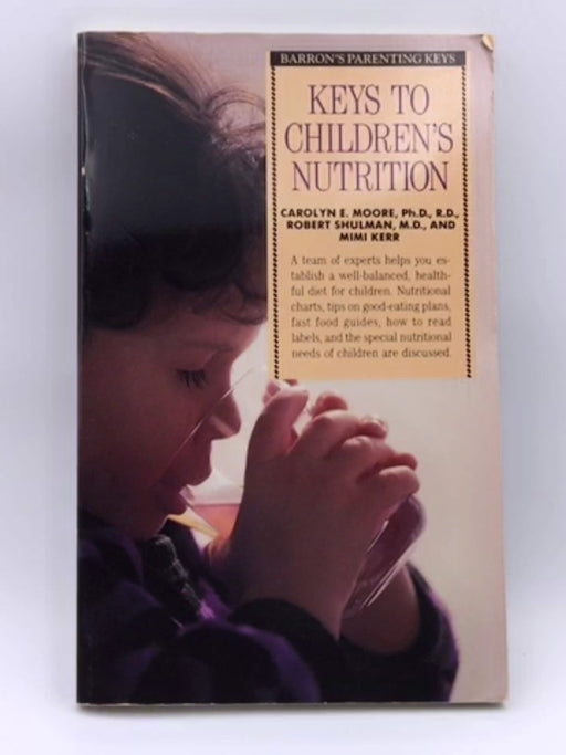 Keys to Children's Nutrition Online Book Store – Bookends