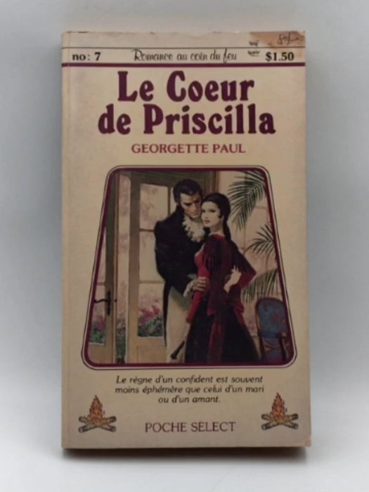 Le Coeur de Priscilla (Number 7- Romance au coin du feu) Online Book Store – Bookends