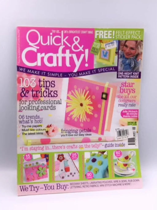 Quick and Crafty Issue 16 Online Book Store – Bookends