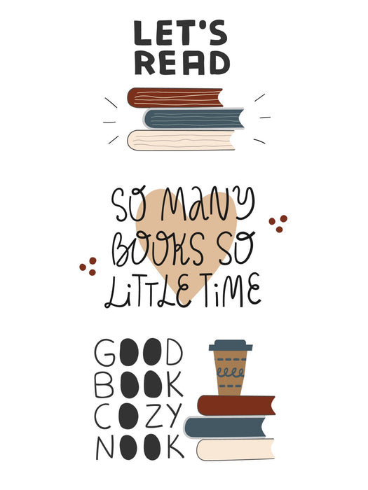 Set of 3 Stickers - C Online Book Store – Bookends