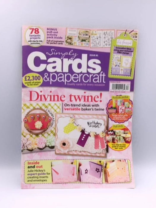 Simply Cards & Papercraft Issue 83 Online Book Store – Bookends