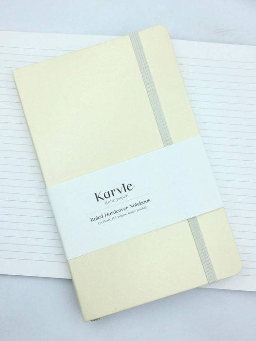 Ruled Hardcover Notebook (Ivory) - 