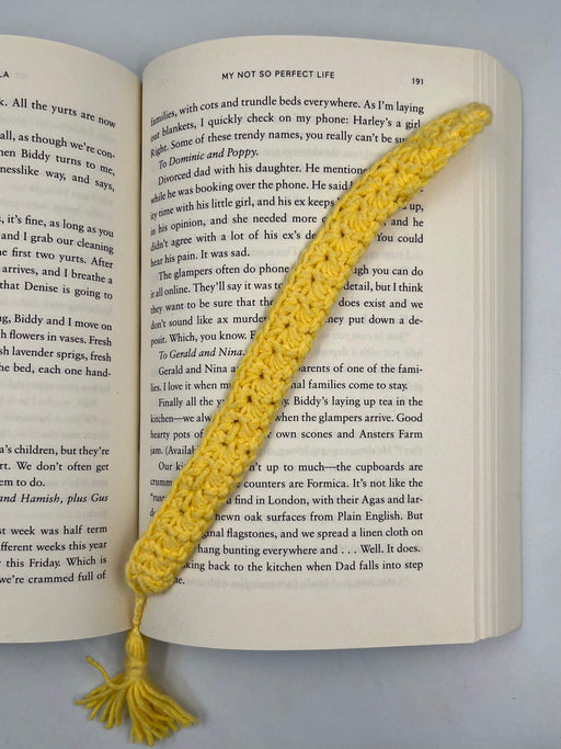 Yellow Star Stitch Bookmark - 